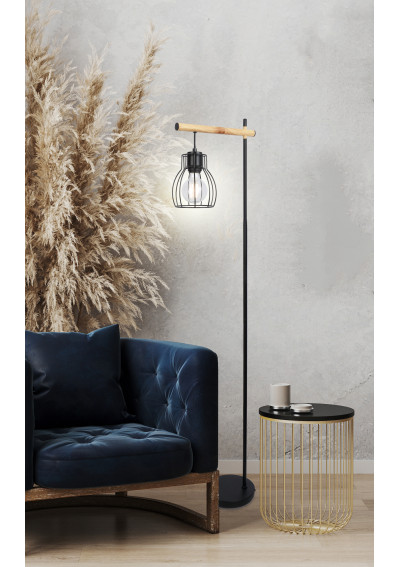 Bernita floor lamp 1xE14 black 144 cm - product image 1
