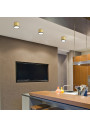 Tuba ceiling light 9 W LED 4000 K black / gold 8,8 cm - product image 2