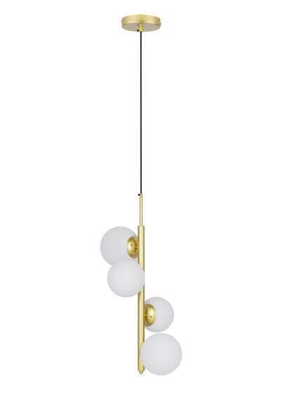 Lampa wisząca Cordel 4xG9 mosiężny 32 cm - zdjęcie produktu 1