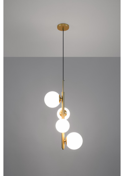 Cordel pendant light 4xG9 mosiężny 32 cm - product image 2