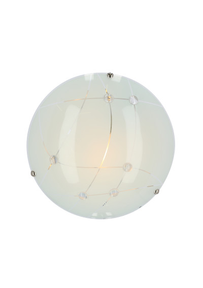 Plafon Duca 1xE27 transparentny 30 cm - zdjęcie produktu 1