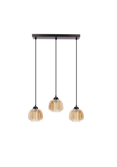 Lampa wisząca Valeria 3xE27 czarny 58 cm