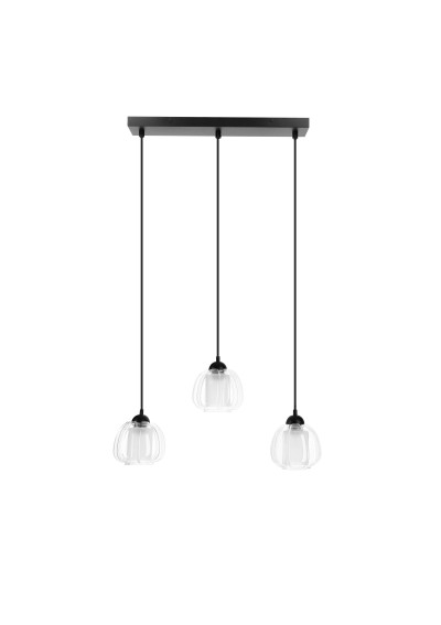 Lampa wisząca Valeria 3xE27 czarny 58 cm