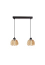 Lampa wisząca Valeria 2xE27 czarny 37 cm