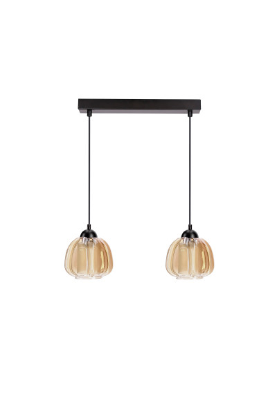Lampa wisząca Valeria 2xE27 czarny 37 cm