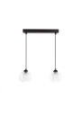 Valeria pendant light 2xE27 black 37 cm