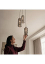 Lampa wisząca Metz 3xE27 srebrny 37 cm - zdjęcie produktu 1