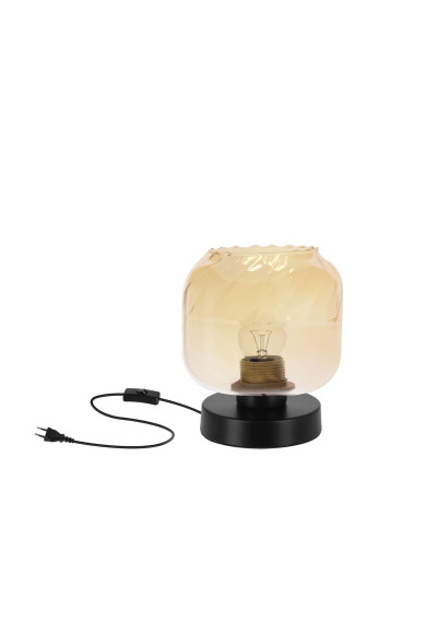 Lampa stołowa Marla 1xE27 czarny 14 cm