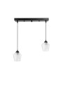 Lampa wisząca Krista 2xE27 czarny 48 cm