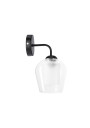 Krista wall light 1xE27 black 18 cm
