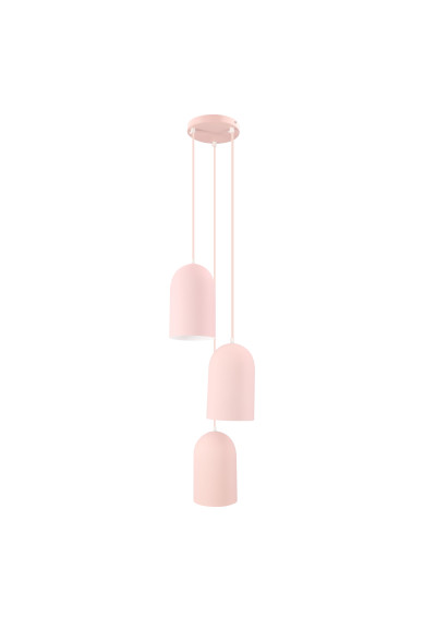 E27 pendant light 3xE27 pink 30 cm