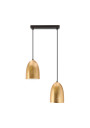 E27 pendant light 2xE27 gold 38 cm