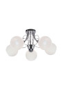 Fanta ceiling light 5xE27 silver 58 cm