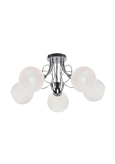 Lampa sufitowa Fanta 5xE27 srebrny 58 cm