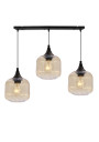 Lampa wisząca Estas 3xE27 czarny 70 cm