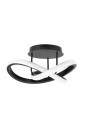 Lampa sufitowa Splot 32 W LED 3000 K czarny 46 cm