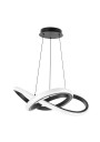 Lampa wisząca Splot 28 W LED 3000 K czarny 60 cm