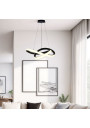 Splot pendant light 28 W LED 3000 K black 60 cm - product image 1