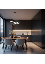Lampa wisząca Splot 28 W LED 3000 K czarny 60 cm - zdjęcie produktu 2