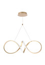 Spark pendant light 32 W LED 3000 K gold 64 cm