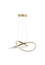 Elio pendant light 32 W LED 3000 K gold 50 cm