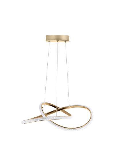 Lampa wisząca Elio 32 W LED 3000 K złoty 50 cm