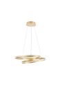 Santa pendant light 32 W LED 3000 K gold 50 cm
