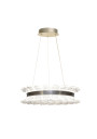 Tolosa pendant light 30 W LED 3000 K silver 50 cm