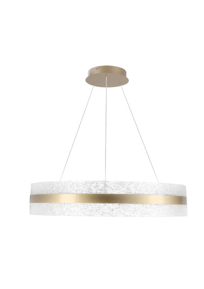 Castillo pendant light 35 W LED 3000 K gold 60 cm