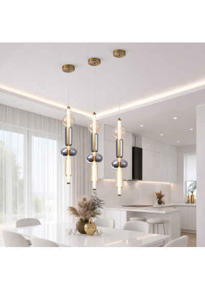 Kelly pendant light 9 W LED 2700 K gold 13 cm - product image 1