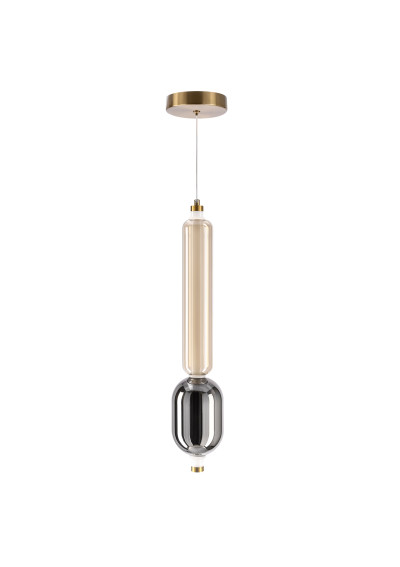 Lampa wisząca Kelly 9 W LED 2700 K złoty 12 cm