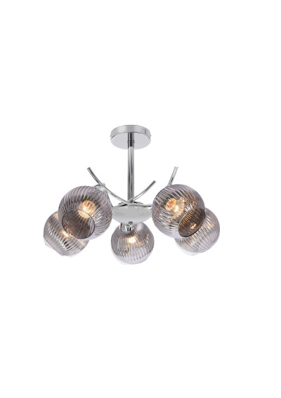 Vinoti ceiling light 5xE27 silver 54 cm