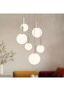 Testa pendant light 6xG9 beige 58 cm - product image 1