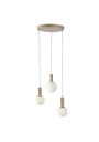 Testa pendant light 3xG9 beige 55 cm