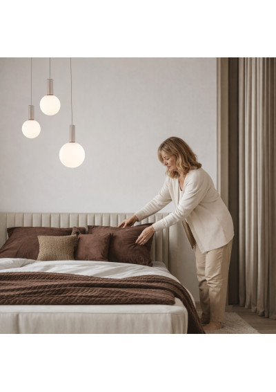 Lampa wisząca Testa 3xG9 beżowy 55 cm - zdjęcie produktu 3