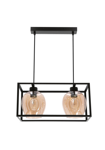Lampa wisząca Sater 2xE27 20 cm