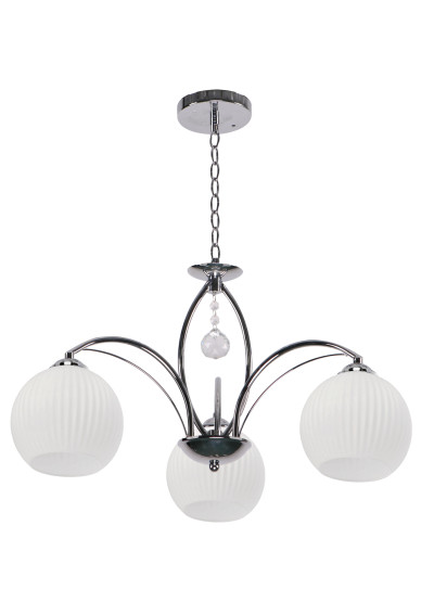 Lampa wisząca Sandrine 3xE27 srebrny 46 cm