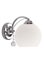 Lampa ścienna Sandrine 1xE27 srebrny 24 cm