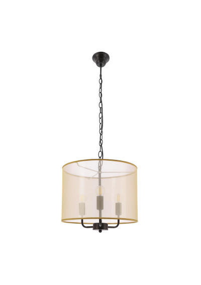 Lampa wisząca Pacifica 3xE14 czarny 35 cm