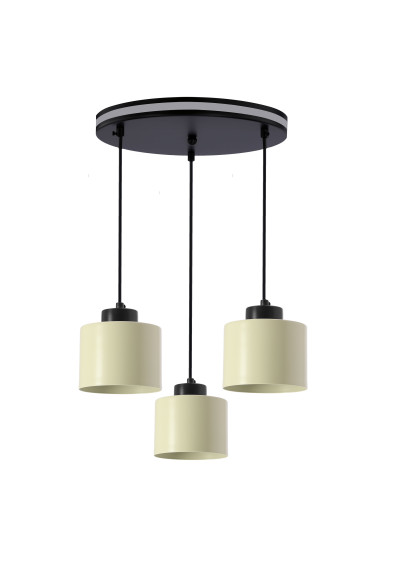 Olivca pendant light 3xE27 green 37 cm