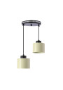 Lampa wisząca Olivca 2xE27 zielony 32 cm