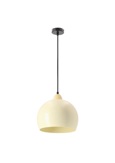 E27 pendant light 1xE27 żółty 25 cm