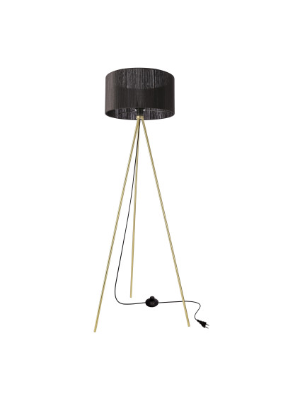 Lampa podłogowa Mossi 1xE27 złoty 144 cm