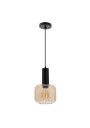 Lampa wisząca Linox 1xE27 czarny 15 cm