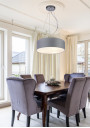 Kioto pendant light 3xE27 jasno grey 40 cm - product image 1