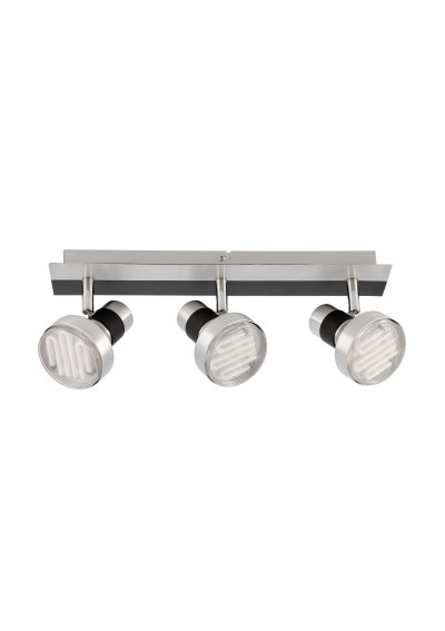 Lampa sufitowa Sortha 9 W LED 2700 K srebrno czarny 43 cm