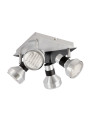 Lampa sufitowa Sortha 4xGX53 srebrno czarny 27 cm