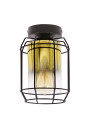 Lampa sufitowa Jonera 1xE27 czarny 15 cm