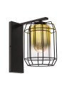 Jonera wall light 1xE27 black 25 cm