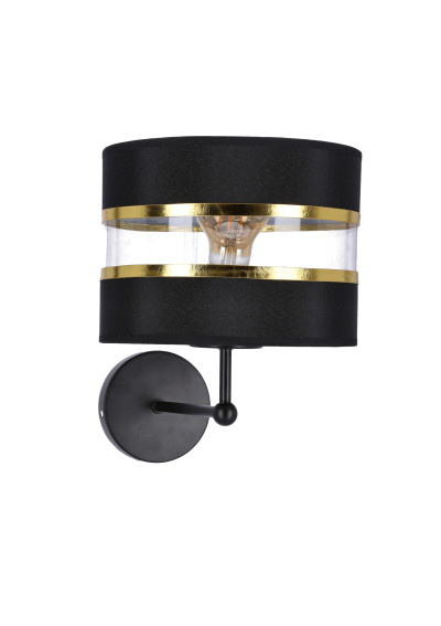 Andy wall light 1xE27 black / gold 28 cm - product image 3